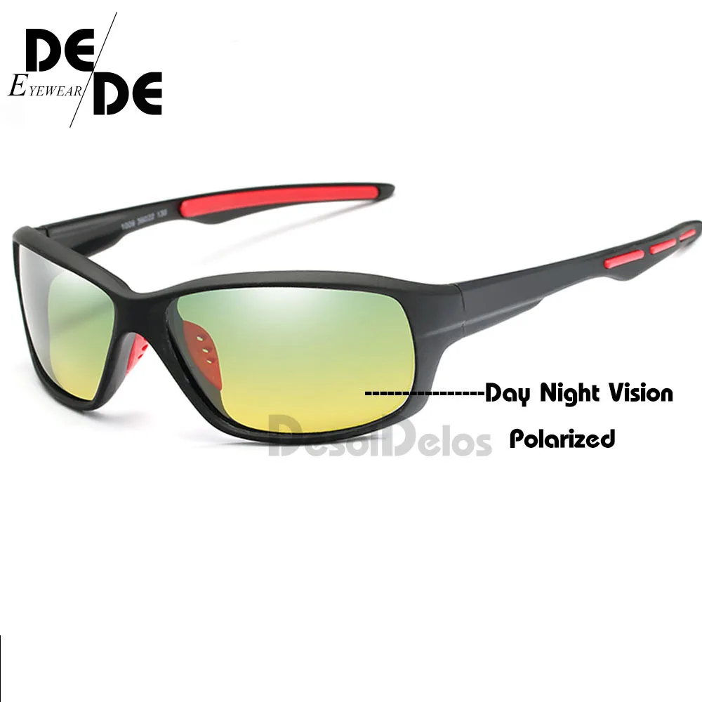 Мужские поляризационные солнцезащитные очки для дня и ночи классические