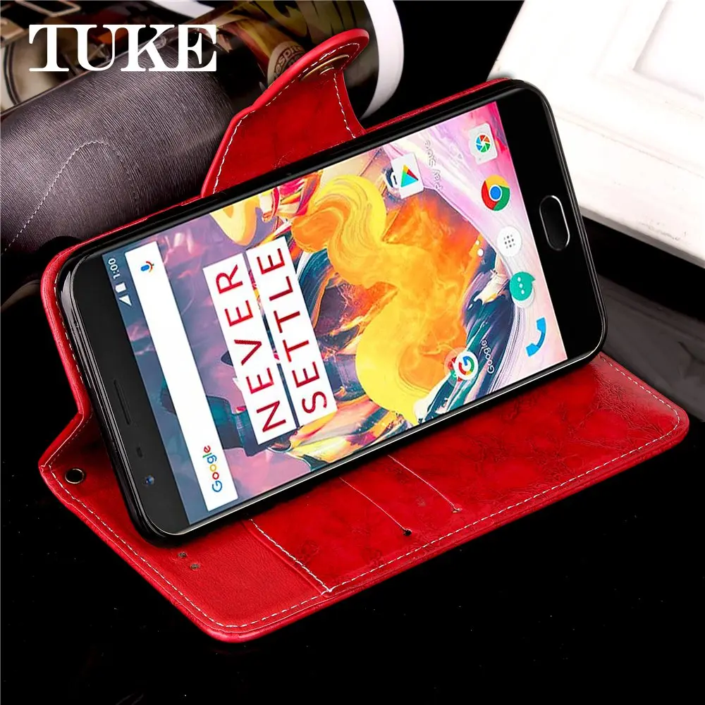 Чехол tuke для OnePlus3 Three Funda масляный воск кожаный флип-чехол чехол One Plus 3 1 + с