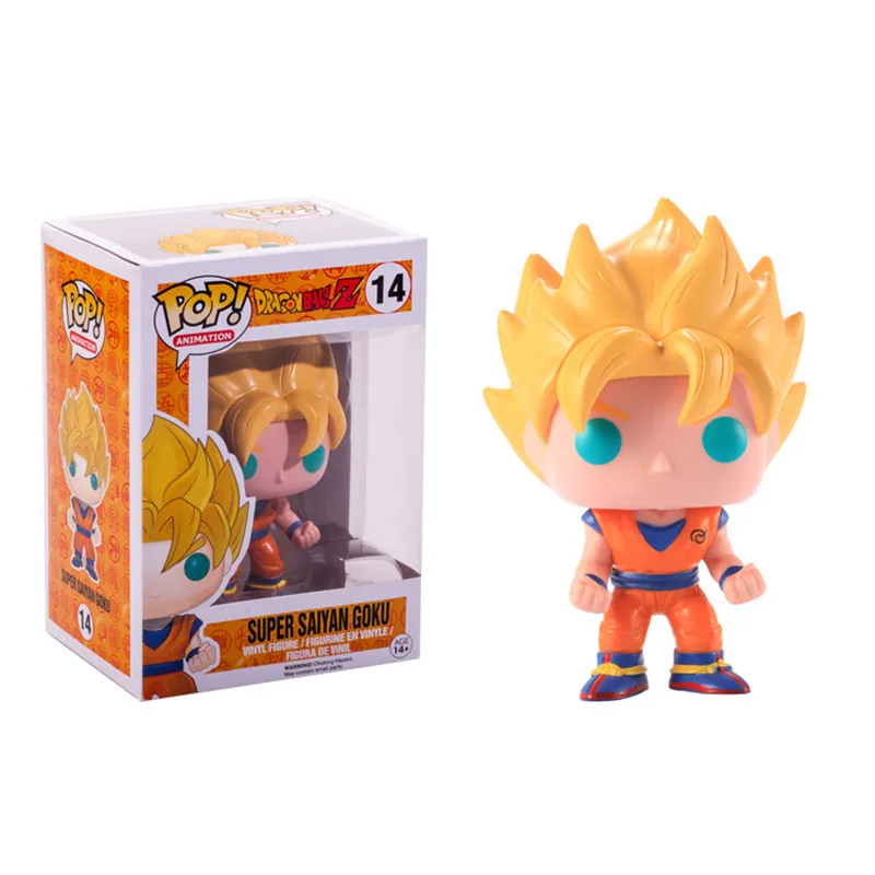 Funko поп японского аниме Dragon Ball Гоку Golden Frieza Мужские Шорты для купания Вегета Krillin модель игрушки Действие и фигура Коллекционная виниловая куклы