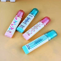 cute mini heart flower eraser prizes for kids soft retractable creative eraser refill stationery school correction accessories