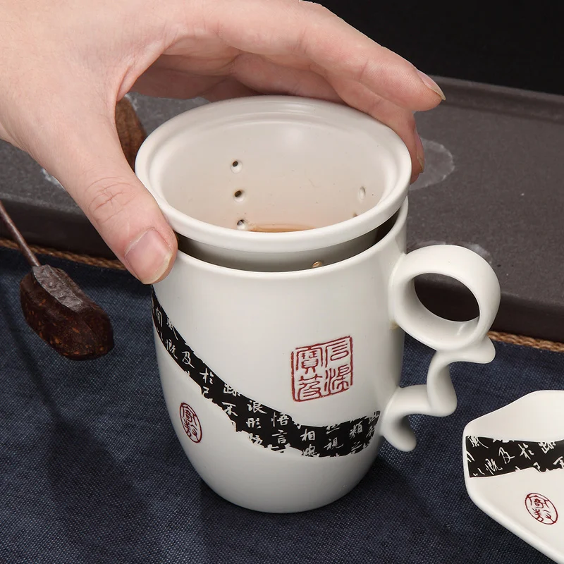 Хэнфорд подлинная офис керамический фильтр чашки с крышкой из Мастер чашка