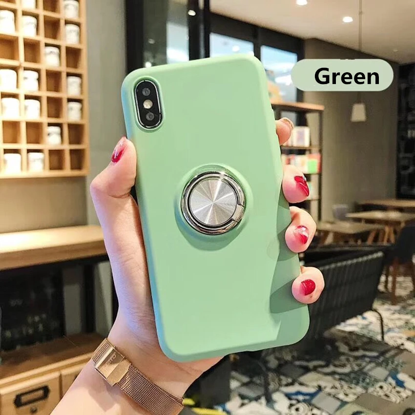 Магнитный стенд для колец на палец держатель телефона чехол iphone 8 X MAX XR 6 7 plus
