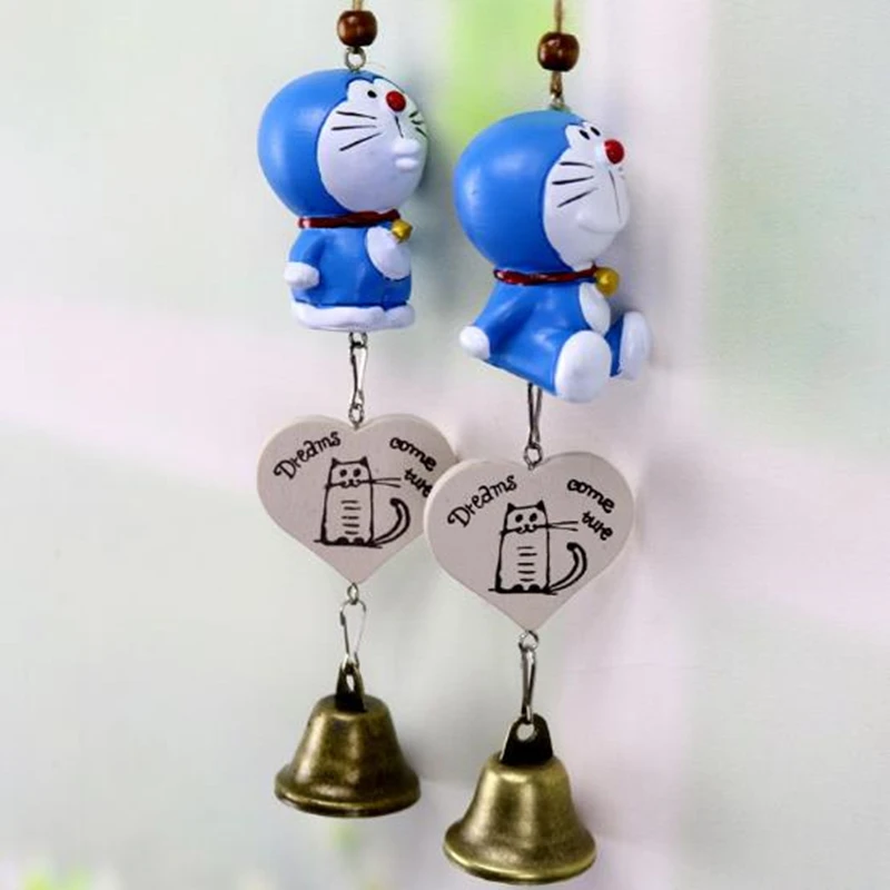 Милые Doraemon смолы wind chime японского аниме украшения дома двери и оконная подвеска