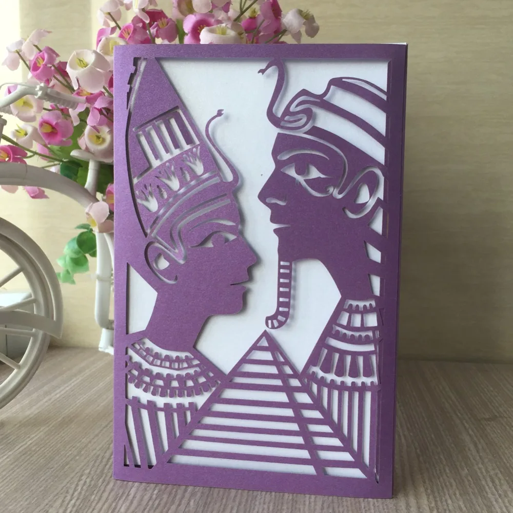 100 шт./лот уникальная жемчужная бумага с лазерной резкой свадебная открытка