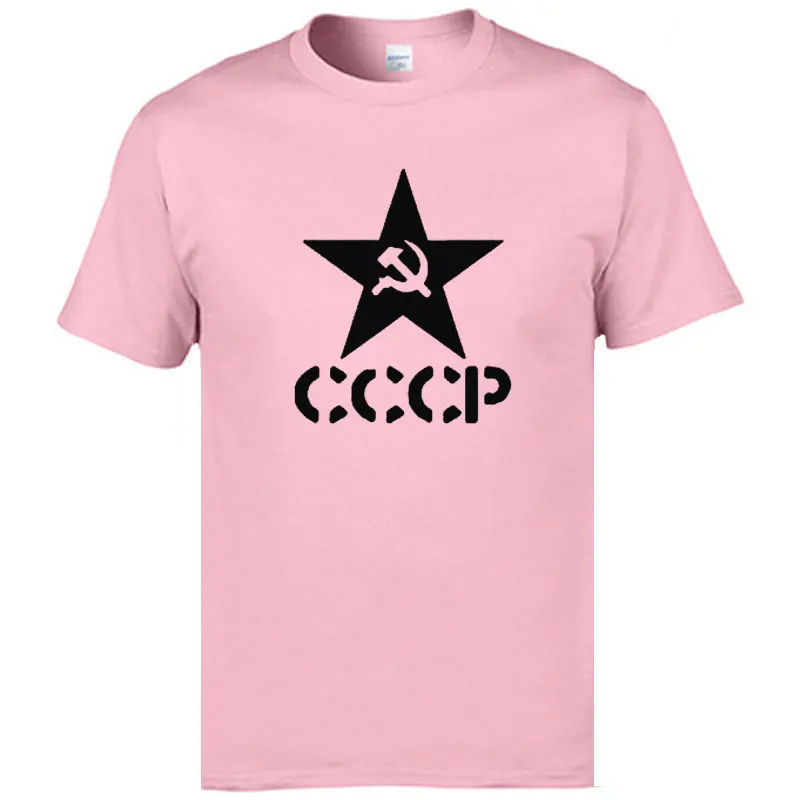 22 Летние CCCP футболки для мужчин СССР КГБ человек футболка с коротким рукавом Россия футболки хлопок o-образным вырезом Топы - Цвет: 22