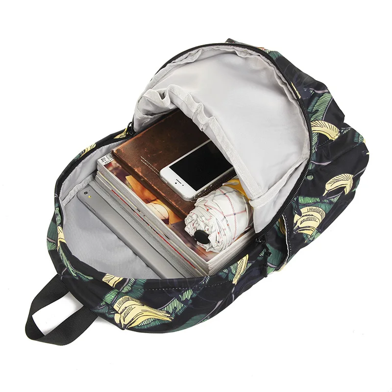 Водонепроницаемый женский рюкзак atinfor дорожный с принтом банана для студентов |
