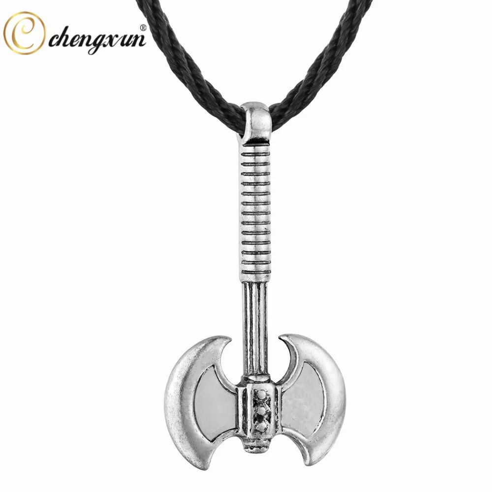 CHENGXUN 2017 модное мужское ожерелье винтажный славянский топор подвеска амулет