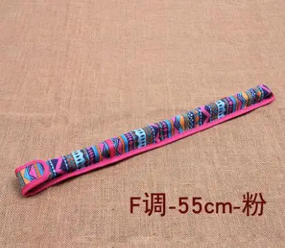 55cm bag for F key 48/51/55/60/64/70 см рукаовов, народный костюм Портативный Флейта Сумка Мягкий чехол толщиной ударопрочный флейта аксессуар gig Крышка для небольших acdefg ключ - Цвет: 55cm bag for F key