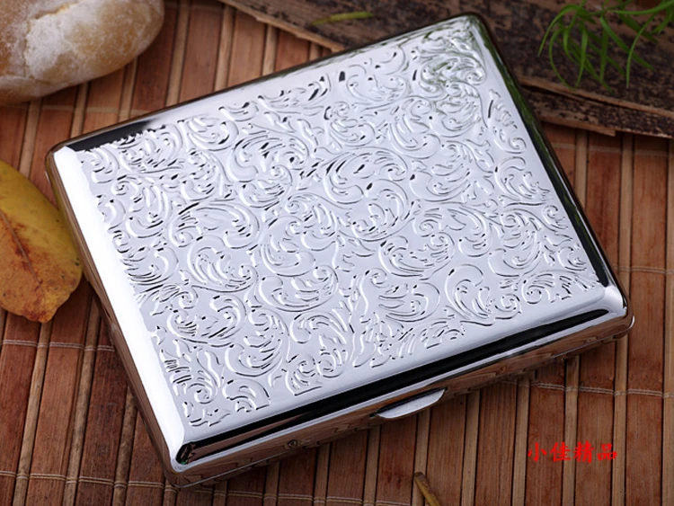 

20 Thin Pure Copper Chrome-plated Gift-giving Automatic Cigarette Clips Cigarette Box