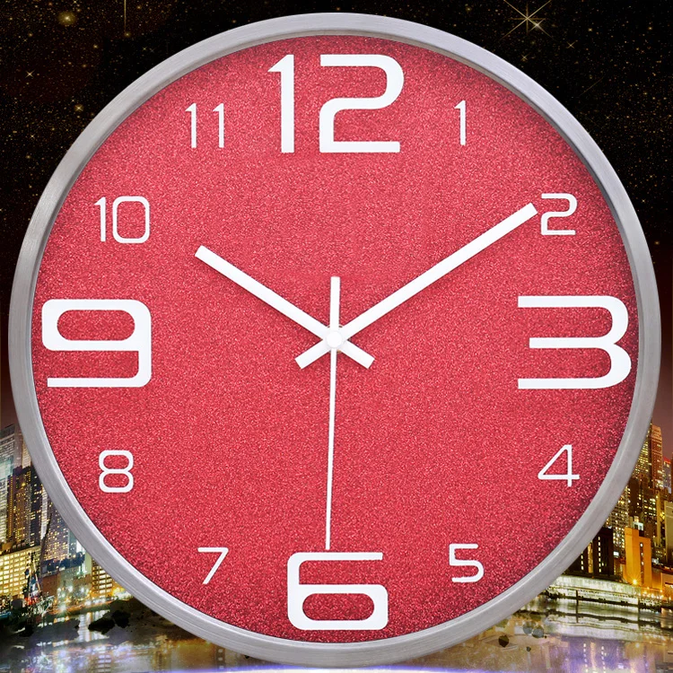 12 дюймовые современные круглые кварцевые часы простые настенные для гостиной с