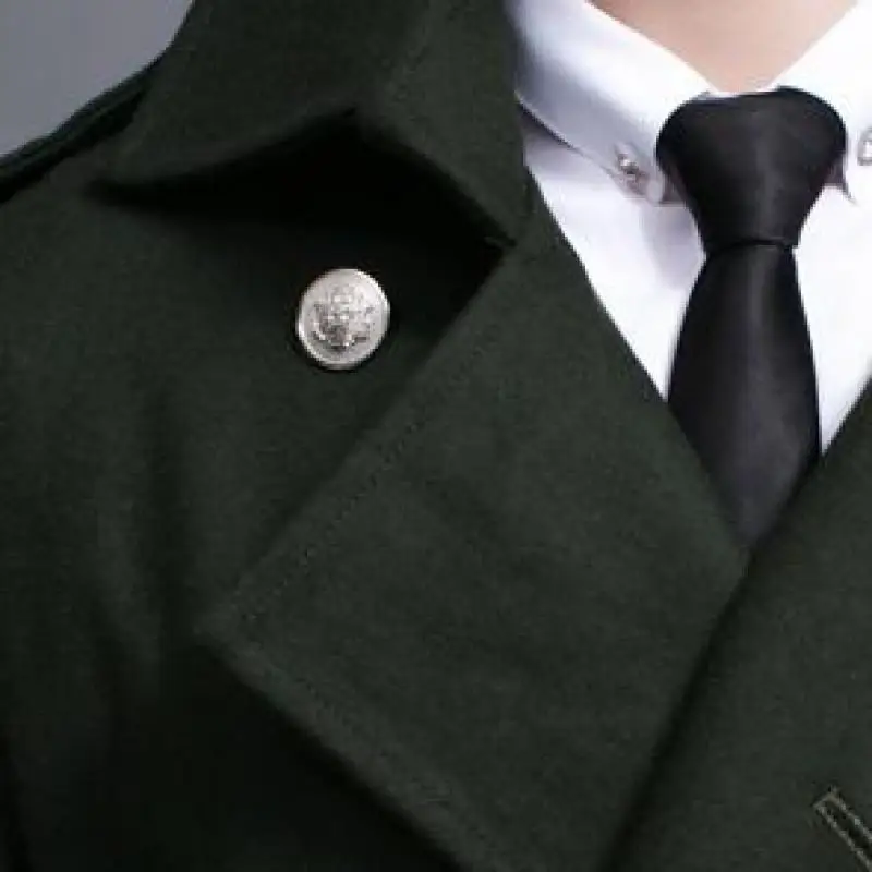 Minglu протектор шерсть мужские пальто Роскошные длинное двубортное Стиль человек