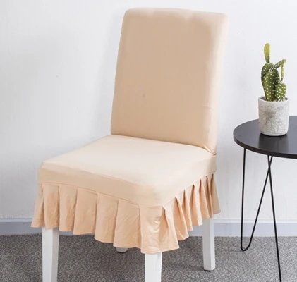 150 шт./лот чехол на стул в стиле юбки из спандекса полиэстера вечерние ринки