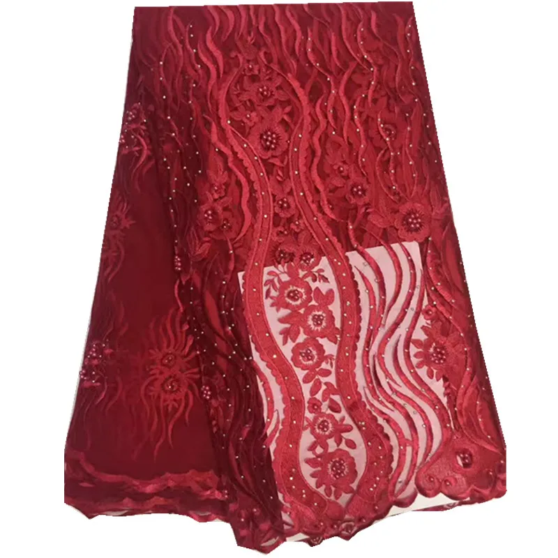 Африканский французский Кружево Ткань высокое качество 2017 Тюль Лидер продаж для