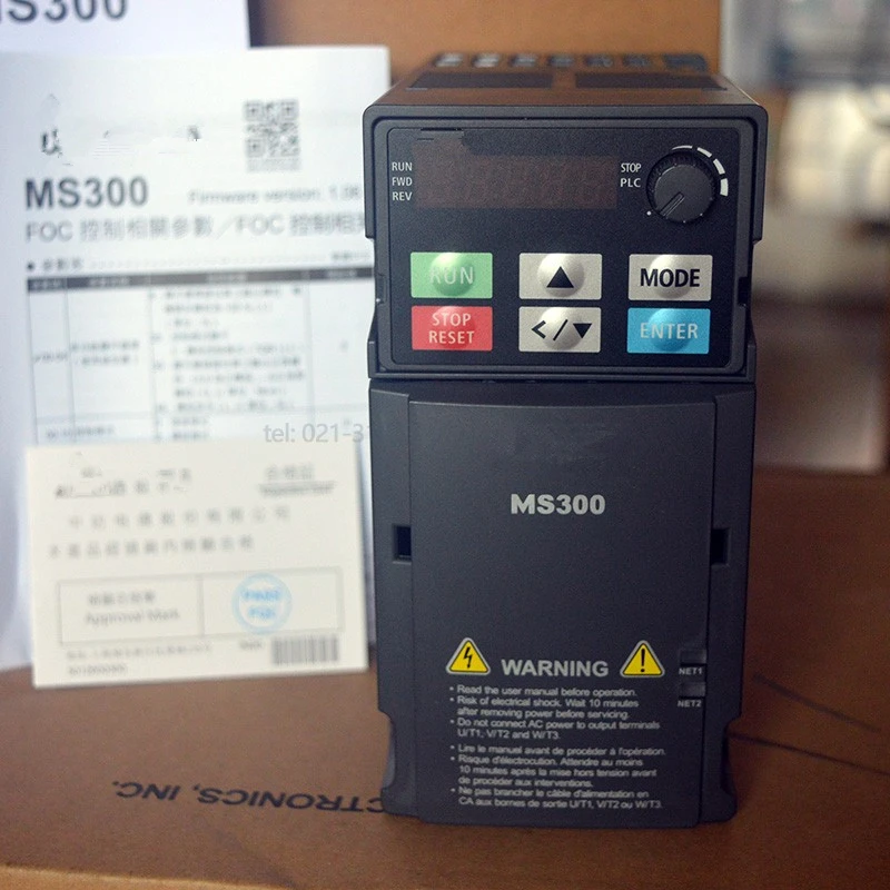 Стандартный компактный привод VFD17AMS43ANSAA VFD серии MS300 7 5 кВт 10 л.с. 3 фазный AC 380 480 В