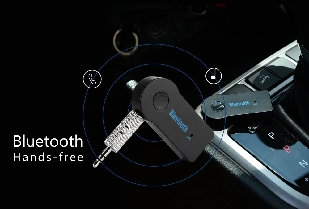 Rovtop Bluetooth приемник AUX аудио 3,5 мм стерео Muisc беспроводные приемники для автомобиля Динамик Наушники Bluetooth адаптер Hands Free