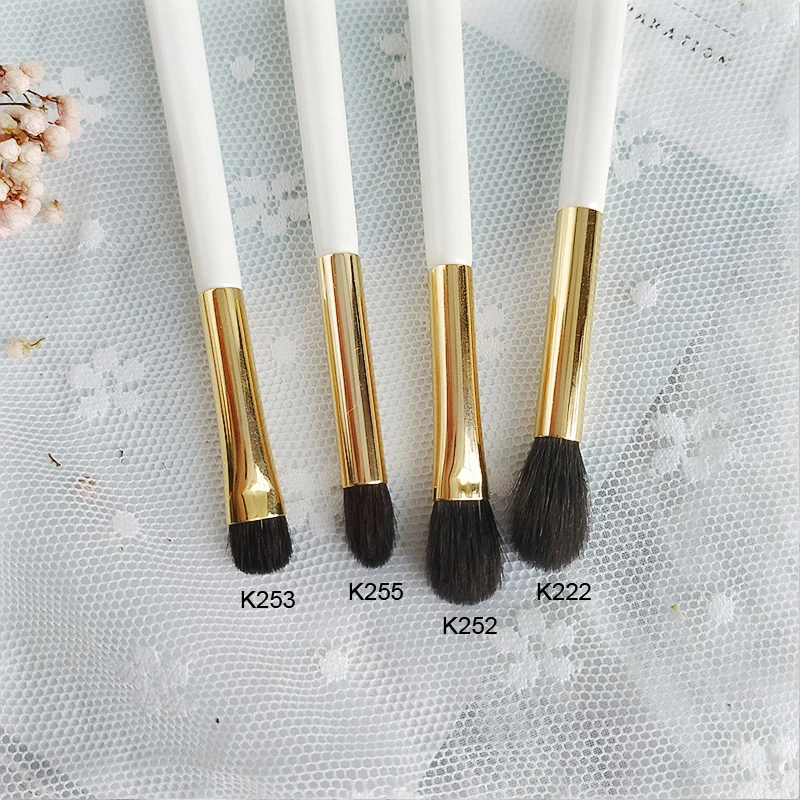 Профессиональный набор кистей для макияжа ручной работы мягкие синие кисти из