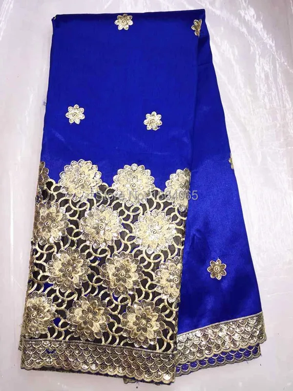 (5 ярдов/шт.) Роскошное желтое Африканское водорастворимое кружево кружевная