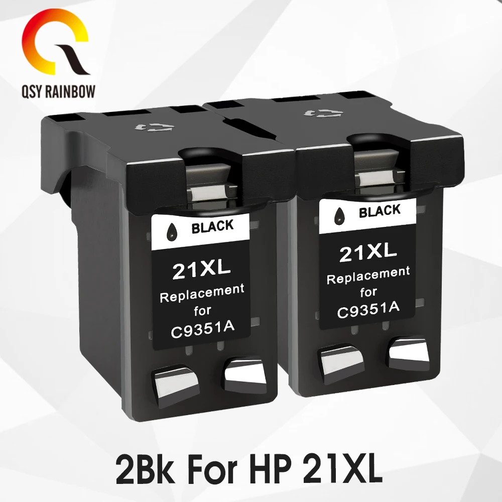 2bk CMYK Supplies Восстановленный чернильный картридж для hp 21 22 для hp 21xL 22XL с чернилами hp Deskjet F380 F2280 3910 3915 3918 3920 3940 D1530 - Цвет: 2bk