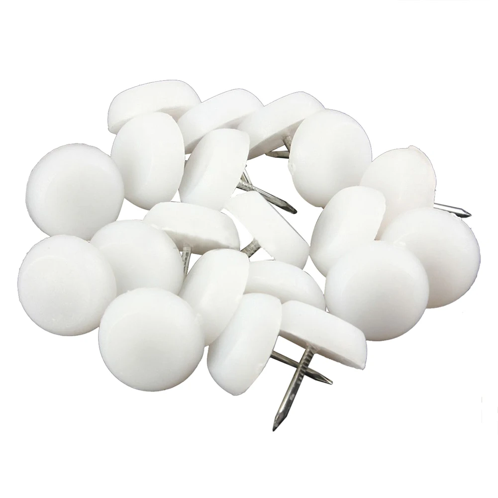White 14mm Промо-акция! 200x14 мм белые войлочные накладки для ног накладки для скольжения ногтей Протектор Мебельный стул ножки стола - Цвет: White 14mm