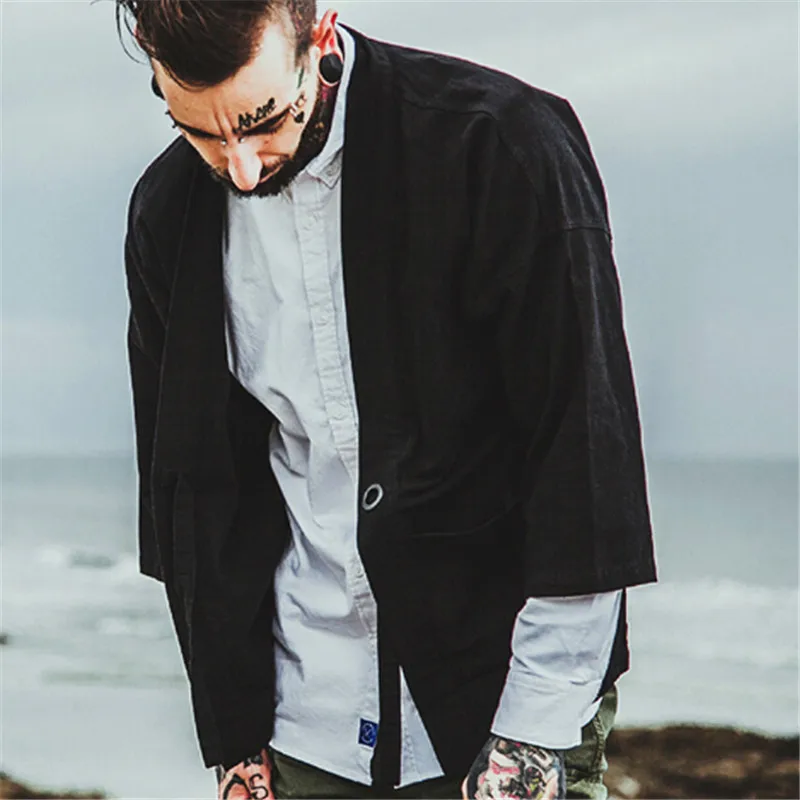 Мужское кимоно японская рубашка из конопли 2020|fashion man shirt|men fashion shirtmen shirt |