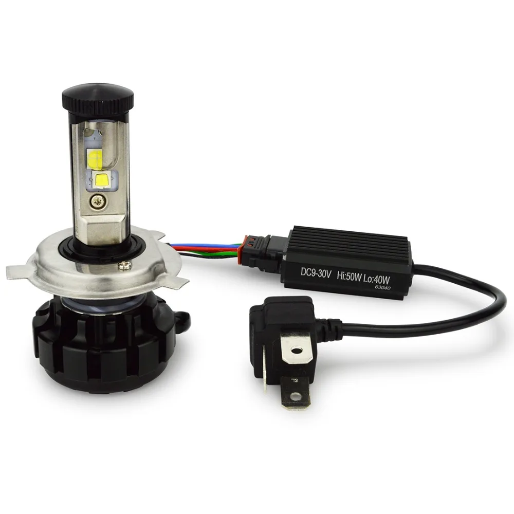 Safego H4 Hi/Lo H7 9005 9006 HB3 HB4 H8 H9 H11 80 Вт авто светодиодный комплект фар Автомобильные