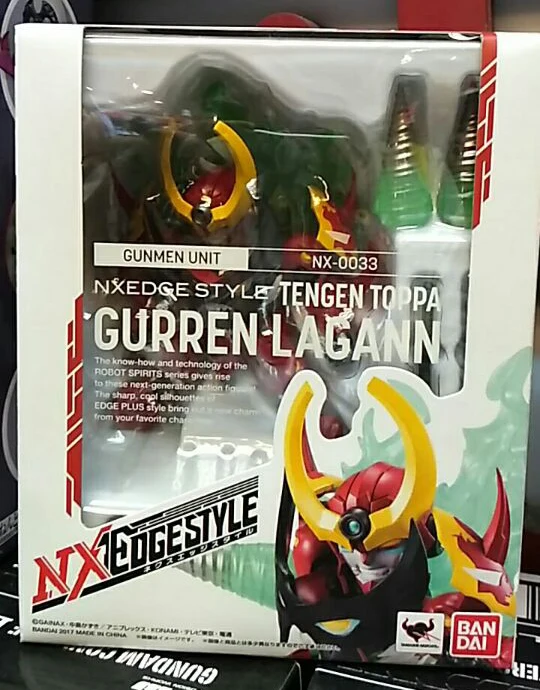 Оригинальный BANDAI Tamashii Наций стиль NXEDGE нет. 0033 фигурку Gurren Lagann&quot|action figure|gurren
