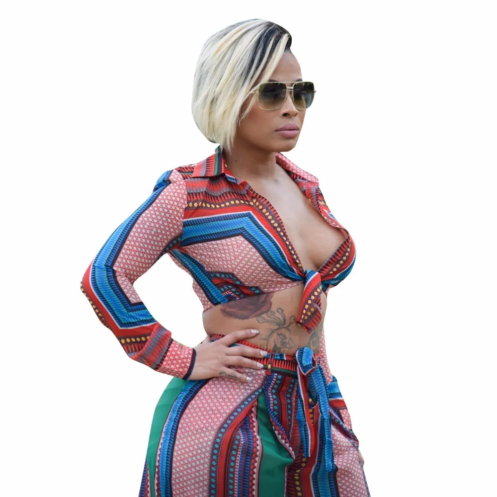 Женский спортивный костюм с бантом Осенний укороченный топ V образным вырезом и