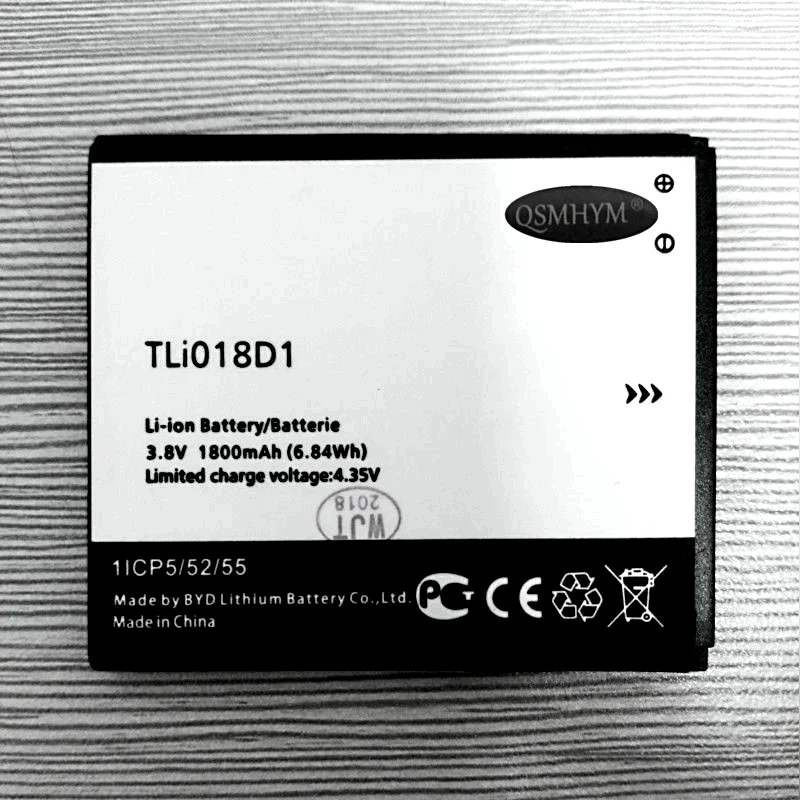 Оригинальный аккумулятор TLi018D1 1800 мАч для Alcatel OneTouch Pop D5 Dual 5038x OT5038X 5015D OT5016 5051A Новый