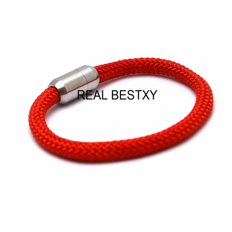 Браслеты BESTXY из нержавеющей стали с магнитной застежкой веревочные браслеты