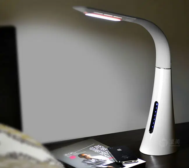 [Seven Neon]8sets fashion Portable 7W 30LM COB LED table lamp with flexible arm and sliding touch dimmer led desk | Лампы и освещение