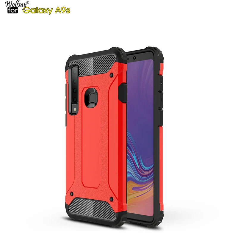 Чехол Wolfsay для Samsung Galaxy A9 2018 гибридный прочный защитный чехол из ТПУ и ПК 2018/A9 Star Pro