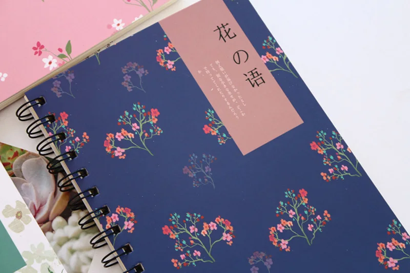 EZONE Sakura тетрадь Kawaii цветочный узор Coli Note Book для путешественника путешествие дневник Spial блокнот для записей студентов канцелярские принадлежности