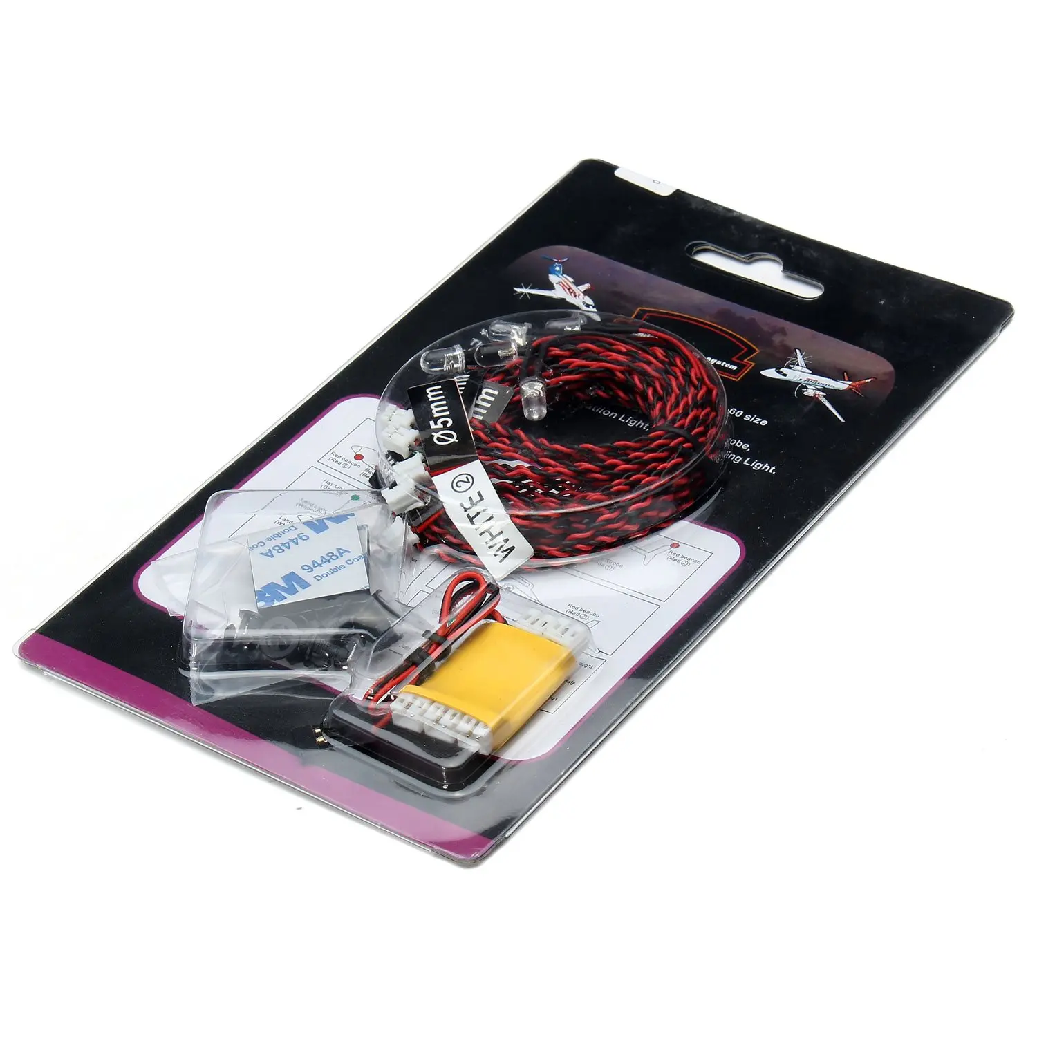 8 светодиодных световых линий для моделей автомобилей на радиоуправлении |