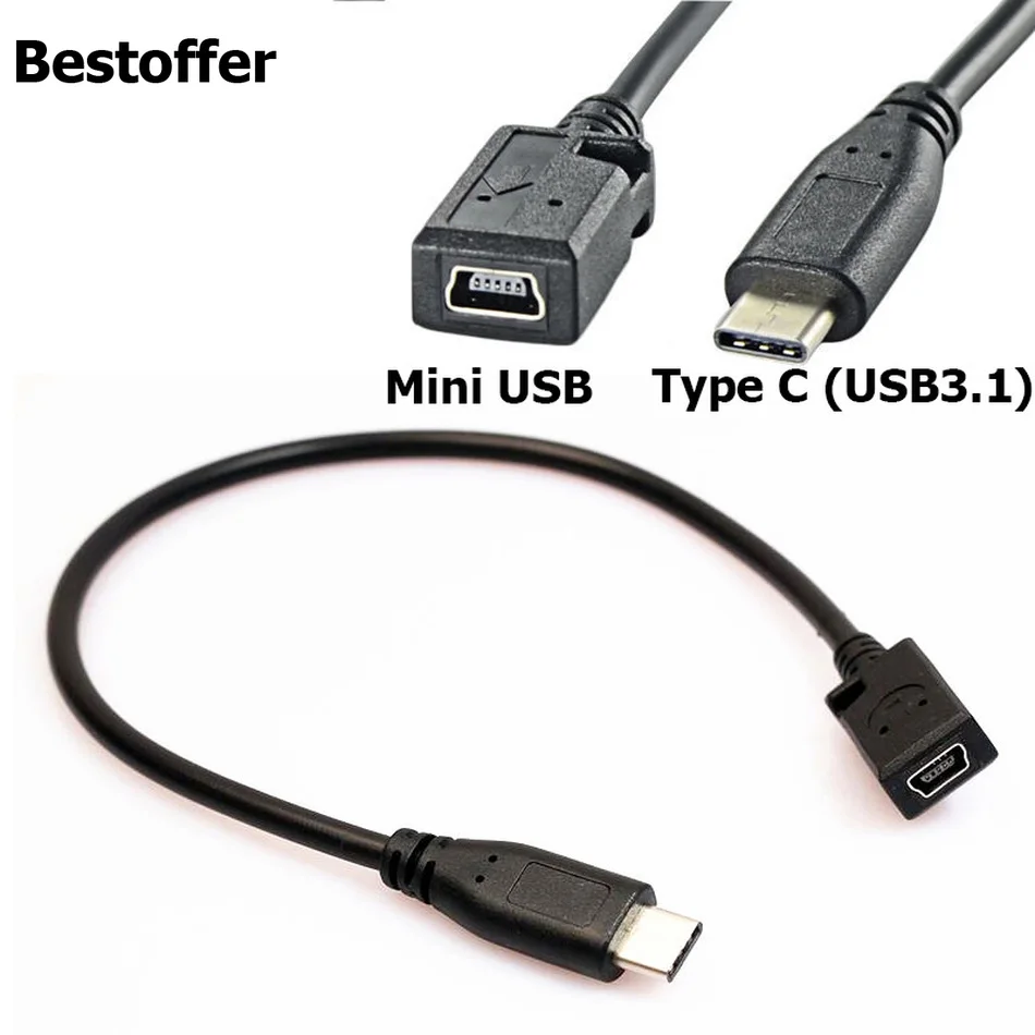 

Кабель-Переходник USB 3,1/Mini USB, 25 см
