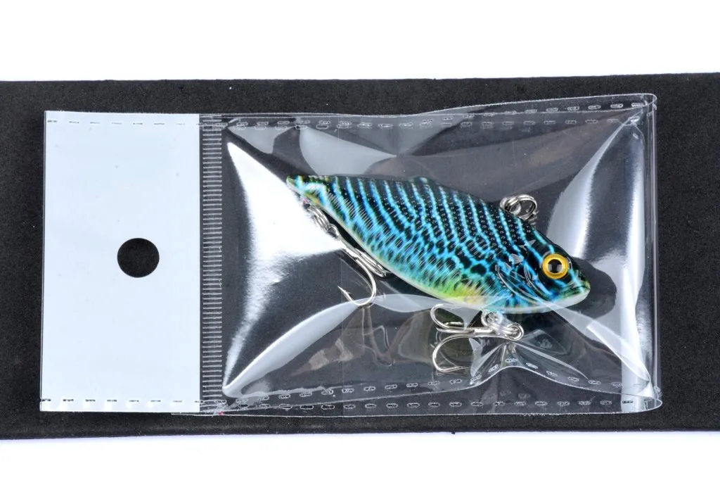

1Pcs 5cm/7.7g 3D Painting VIB-Vibrate Sea Fishing Bait Lures Wobbler Crank Artificial Pescaria Isca Tackle For Fishing