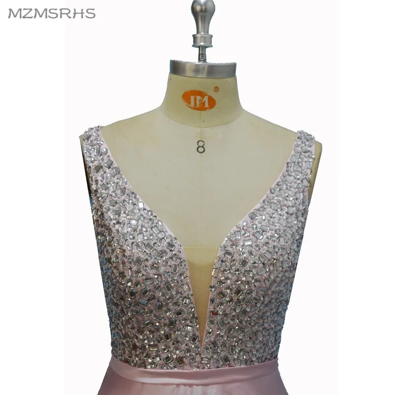 Вечернее платье А-силуэта с кристаллами MZ-MSRHS новинка 2016 года | Свадьбы и