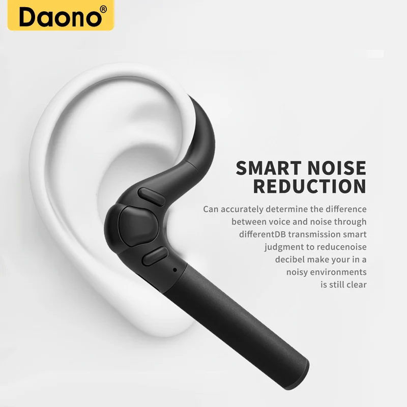 Оригинальные беспроводные Bluetooth наушники DAONO гарнитура вкладыши с микрофоном CSR4.0