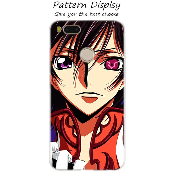 MLLSE аниме код Geass Lelouch чехол для Xiaomi mi Play Pocophone F1 8 A1 A2 Lite 6 6Plus mi x 3 2S красный mi Note 4x5 6 S2 горячая распродажа