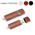 Высокое качество USB флэш-накопитель из искусственной кожи брелок USB флэш-память 128 Гб 64 ГБ 32 ГБ оперативной памяти, 16 Гб встроенной памяти, 8 ГБ 4 ГБ флэш-накопитель коммерческих Memory Stick Cle