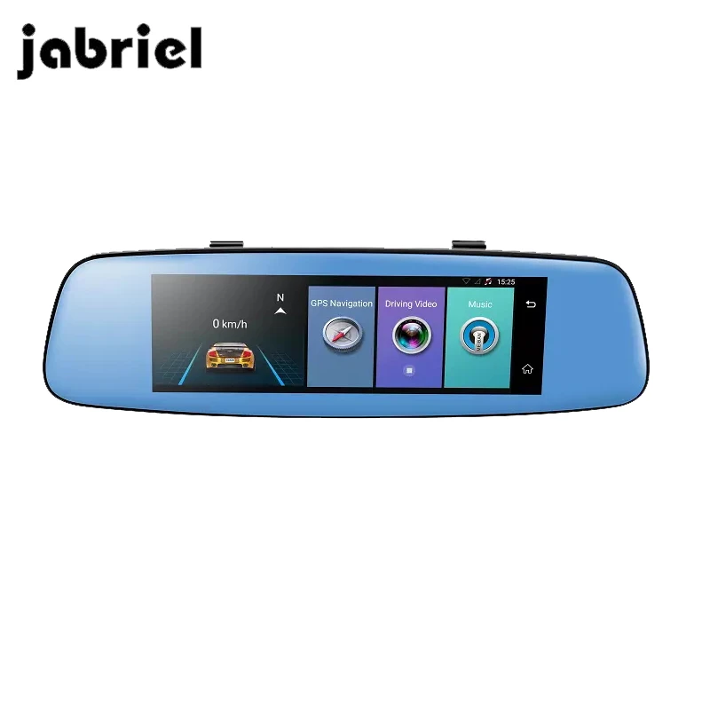 Зеркало заднего вида Jabriel 4G с GPS навигацией ADAS Автомобильный видеорегистратор 8