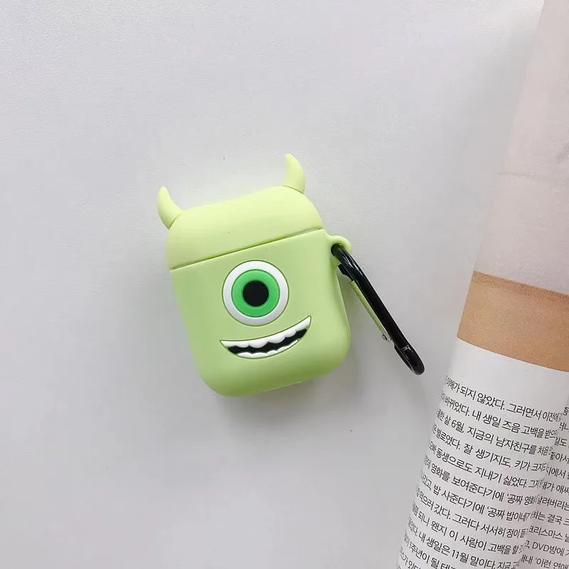 Милый японский и корейский мультфильм мягкий силиконовый Bluetooth беспроводной гарнитура Набор для Apple AirPods силиконовый чехол защитная коробка