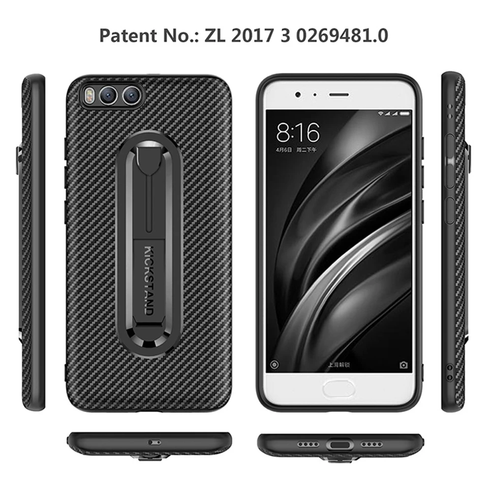 Роскошный бронированный силиконовый чехол из ТПУ Для XiaoMi 6 A1 5X мягкий углеродного