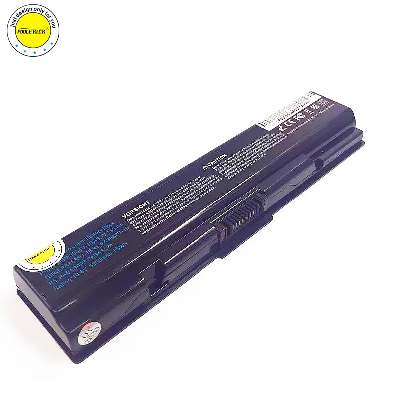 Новый 6 ячеек ноутбук аккумулятор для Toshiba PA3534U-1BAS PA3534U-1BRS PA3535U-1BRS PA3682U-1BRS PABAS098 PABAS174 |