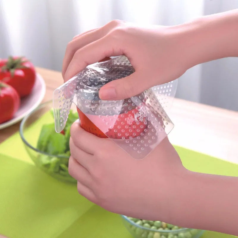 1pcs Silicone Wrap Seal Food Grade Keeping Fresh Reusable Stretch Vacuum Bowl Cover Lid Home Kitchen Tool | Дом и сад