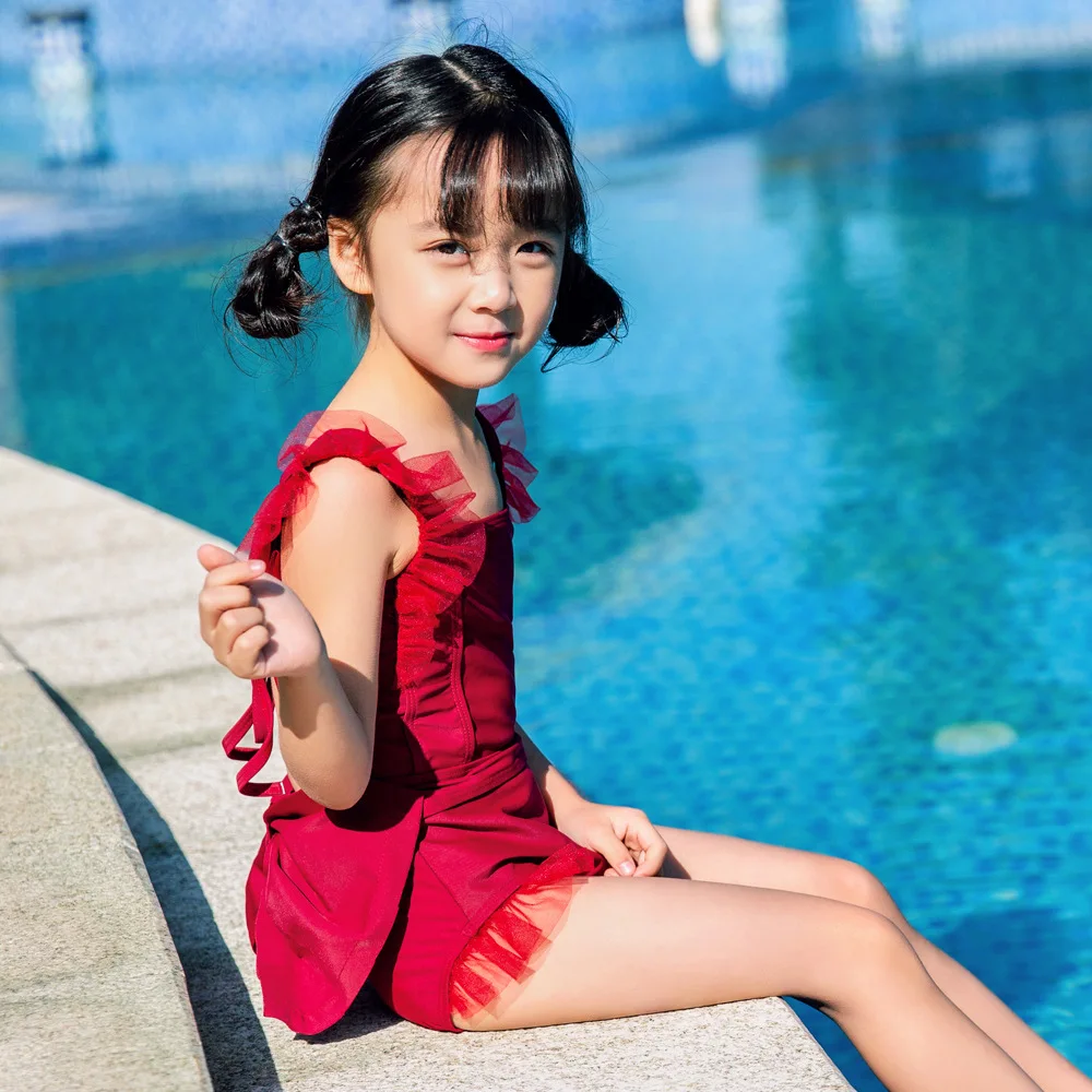 Бикини для девочек детский купальный костюм милые купальные костюмы маленьких