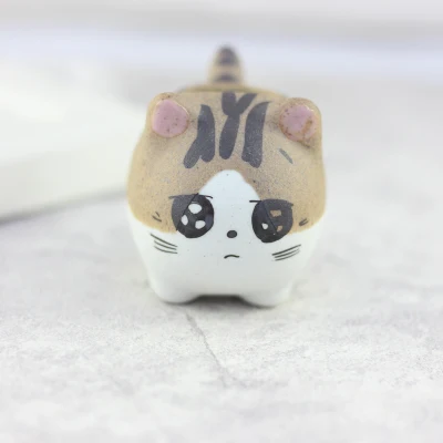 Micro Cute Mini Chis Chi Sweet Home Potted Succulents Small Flower Pots Ceramic Plants Bonsai Planter Home Garden Desktop Decor - Цвет: Aggrieved