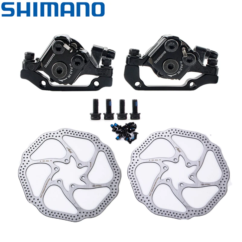 Shimano BR M375 механические дисковые тормозные суппорты для Acera Alivio Deore с смоляные