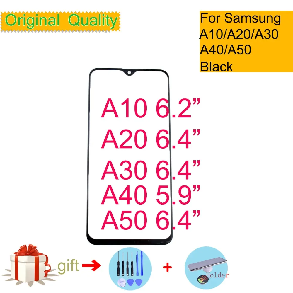 Сенсорный экран для Samsung Galaxy A10 A20 A30 A40 A50 передняя стеклянная панель сенсорный ЖК