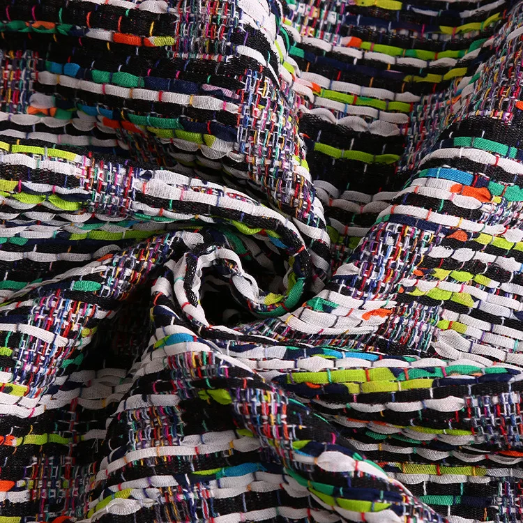Пряжа окрашенная твидовая ткань пальто fabrics-450gsm