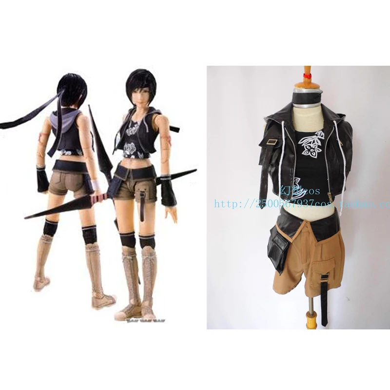 

2016 Hot Game Cos Final Fantasy VII 7 Yuffie Kisaragi Cosplay Costumes women sexy halloween costume